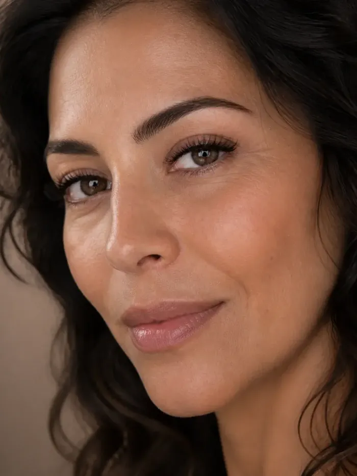 Expressive lash set, close-up